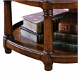 Bowery Hill Two Tier Oval Accent Table with Wood Construction