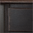 Bowery Hill 6-Drawer Chest in Distressed Black and Brown Finish