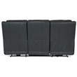 Bowery Hill Zero Gravity Power Sofa with Blue Leather and USB Ports