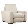 Bowery Hill Power Recliner with Headrest Control in Beige Upholstery