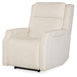 Bowery Hill Cream Fabric Zero Gravity Power Recliner with Headrest & USB