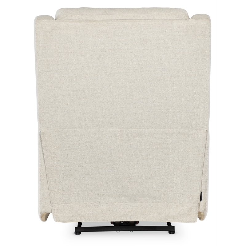Bowery Hill Cream Fabric Zero Gravity Power Recliner with Headrest & USB