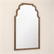 Bowery Hill Archives Tall Mirror with Natural Wood Frame