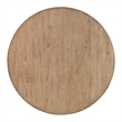 Bowery Hill Round Cocktail Table in Medium Natural Brown Wood Finish
