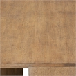 Bowery Hill Round Cocktail Table in Medium Natural Brown Wood Finish