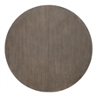 Bowery Hill Modern Mood Round Wood Dining Table with 18 Inch Leaf in Brown