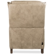 Bowery Hill Lansing Power Recliner with Power Headrest in Beige Leather