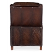 Bowery Hill Brown Leather Recliner with Power Headrest and USB Port