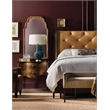 Bowery Hill California King Leather Bed in Light Brown