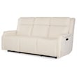 Bowery Hill Zero Gravity Power Sofa in Cream Fabric