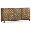 Bowery Hill Serramonte 69 in Mango Wood Console for Accent or Entertainment