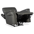 Bowery Hill Lyra Zero Gravity Power Recliner with Adjustable Lumbar in Gray