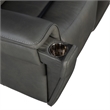 Bowery Hill Lyra Zero Gravity Power Recliner with Adjustable Lumbar in Gray