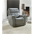 Bowery Hill Lyra Zero Gravity Power Recliner with Adjustable Lumbar in Gray