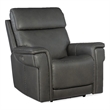 Bowery Hill Lyra Zero Gravity Power Recliner with Adjustable Lumbar in Gray