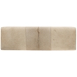 Bowery Hill Hair-On-Hide Leather Bench with Oak Base in Brown