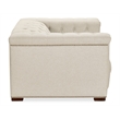 Bowery Hill Beige Fabric Power Recliner with Power Headrest