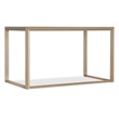 Bowery Hill Gold Glass Writing Desk with Floral Design 52