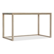 Bowery Hill Gold Glass Writing Desk with Floral Design 52