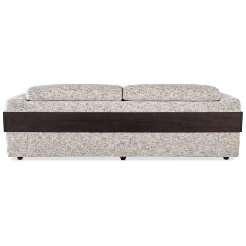 Bowery Hill Atlas Power Sofa with Cream Fabric and Recline