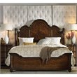 Bowery Hill Queen Poster Panel Bed in Traditional Mahogany Finish