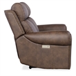 Bowery Hill Zero Gravity Power Leather Loveseat with Power Headrest