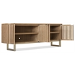 Bowery Hill 4 Door Entertainment Console in Desert Oak Natural Wood