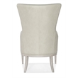Bowery Hill Wing Back Club Chair with Accent Pillow in Gray Leather
