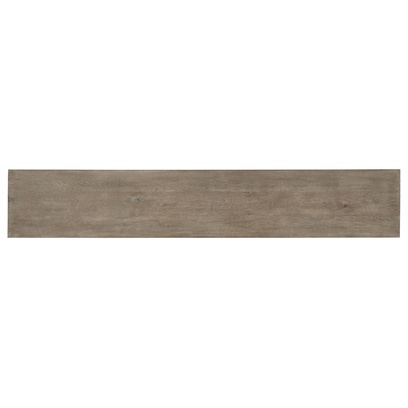 Bowery Hill Low Profile Console Table in Gray and White Wood Finish