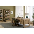 Bowery Hill Executive Swivel Tilt Chair in Forest Green Leather