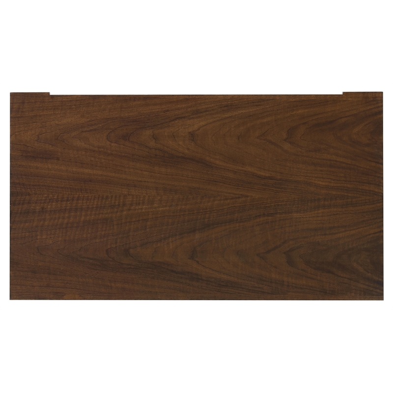 Bowery Hill 3 Drawer Nightstand with Charging Station in Dark Walnut