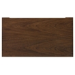 Bowery Hill 3 Drawer Nightstand with Charging Station in Dark Walnut