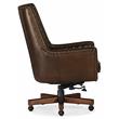 Bowery Hill Quilted Back Executive Swivel Tilt Chair with Nailheads