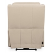 Bowery Hill Zero Gravity Power Recliner with Headrest in Beige Leather