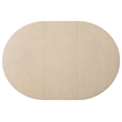 Bowery Hill Round Dining Table with 1 20-inch Leaf in Polished Limestone