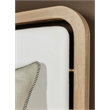 Bowery Hill California King Panel Bed in Sunbleached Beige Leather
