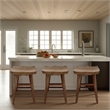 Bowery Hill Backless Counter Stool in Acacia Natural Brown Wood