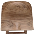 Bowery Hill Backless Counter Stool in Acacia Natural Brown Wood