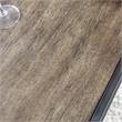 Bowery Hill Mid-century Modern Metal Dining Table in Gray Finish