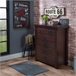 Bowery Hill Transitional Wood 6-Drawer Chest in Espresso