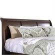 Bowery Hill Wood King Storage Platform Bed in Brown Cherry