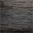 Bowery Hill Faux Fur Long Bench in Black with Gold Frame