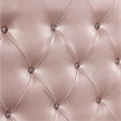 Bowery Hill Solid Wood Tufted Full Panel Bed in Rose Gold