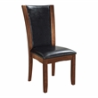 Bowery Hill 7-Piece Contemporary Wood Dining Table Set in Brown Cherry Finish