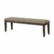 Bowery Hill 6-Piece Solid Wood Dining Table Set in Espresso Finish