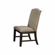Bowery Hill 6-Piece Solid Wood Dining Table Set in Espresso Finish