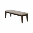 Bowery Hill 6-Piece Solid Wood Dining Table Set in Espresso Finish