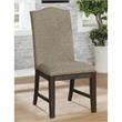 Bowery Hill 6-Piece Solid Wood Dining Table Set in Espresso Finish