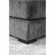Bowery Hill Chenille Right Hand Facing Loveseat in Gray