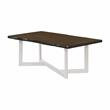 Bowery Hill Wood 2-Piece Coffee Table and End Table Set in Oak